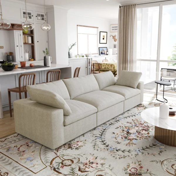 Home atunus usa in stock drop shipping modern sofa living room furniture nordic black white grey modular sectional couch sofa sets