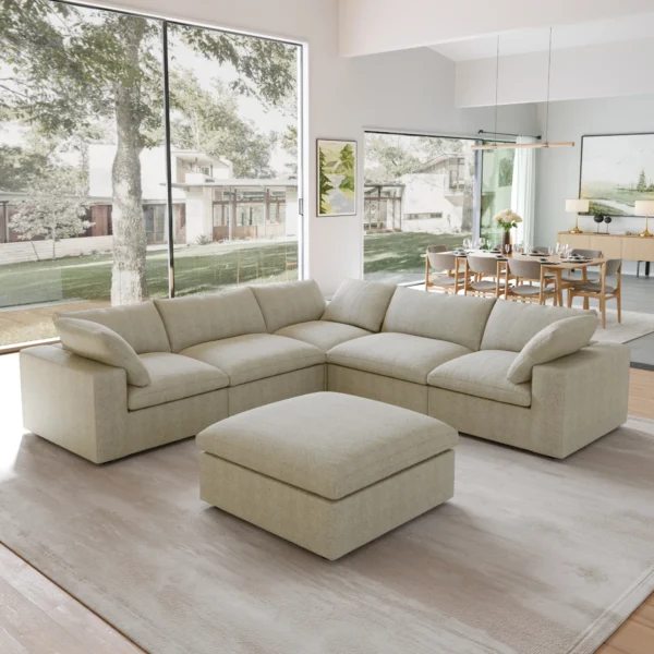 Home atunus usa in stock drop shipping modern sofa living room furniture nordic black white grey modular sectional couch sofa sets