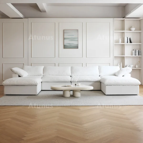 Home atunus usa in stock drop shipping modern sofa living room furniture nordic black white grey modular sectional couch sofa sets
