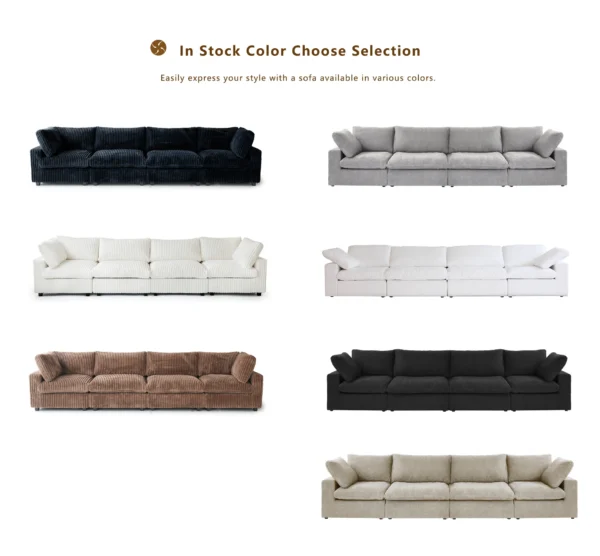 Home atunus usa in stock drop shipping modern sofa living room furniture nordic black white grey modular sectional couch sofa sets