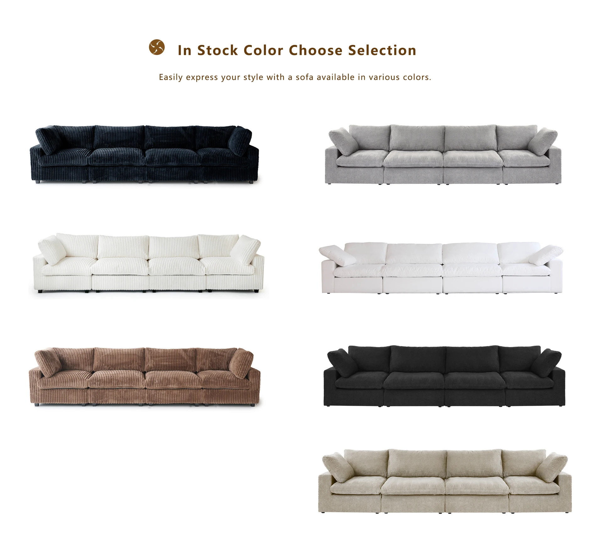 atunus usa in stock drop shipping modern sofa living room furniture nordic black white grey modular sectional couch sofa sets